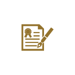 contract golden icon