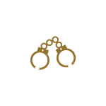 golden handcuff icon